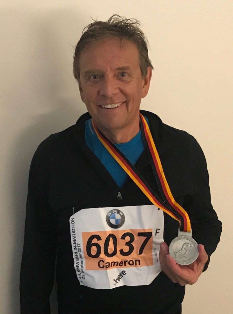 Cam races in BMW Berlin Marathon